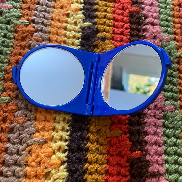 2 Black Hair Scrunchies and a mini compact mirror. - Picture 2 of 9